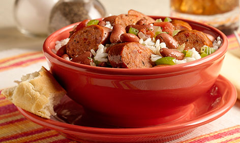 Louisiana Rice and Beans with Spicy ArtisanSausage