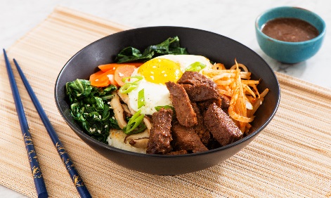 Korean Rice Bowl with Pot Roast