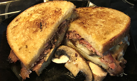 BBQ Lovers Brisket & Portabella Grilled Cheese