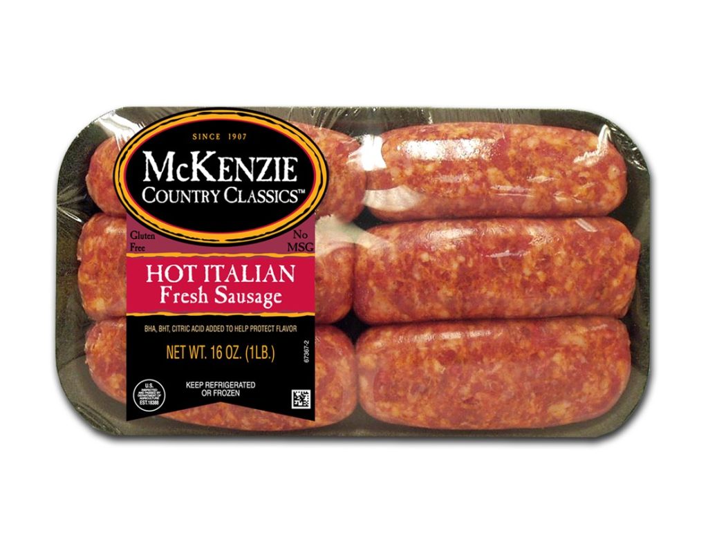 Mckenzie Hot Italian Link Sausage