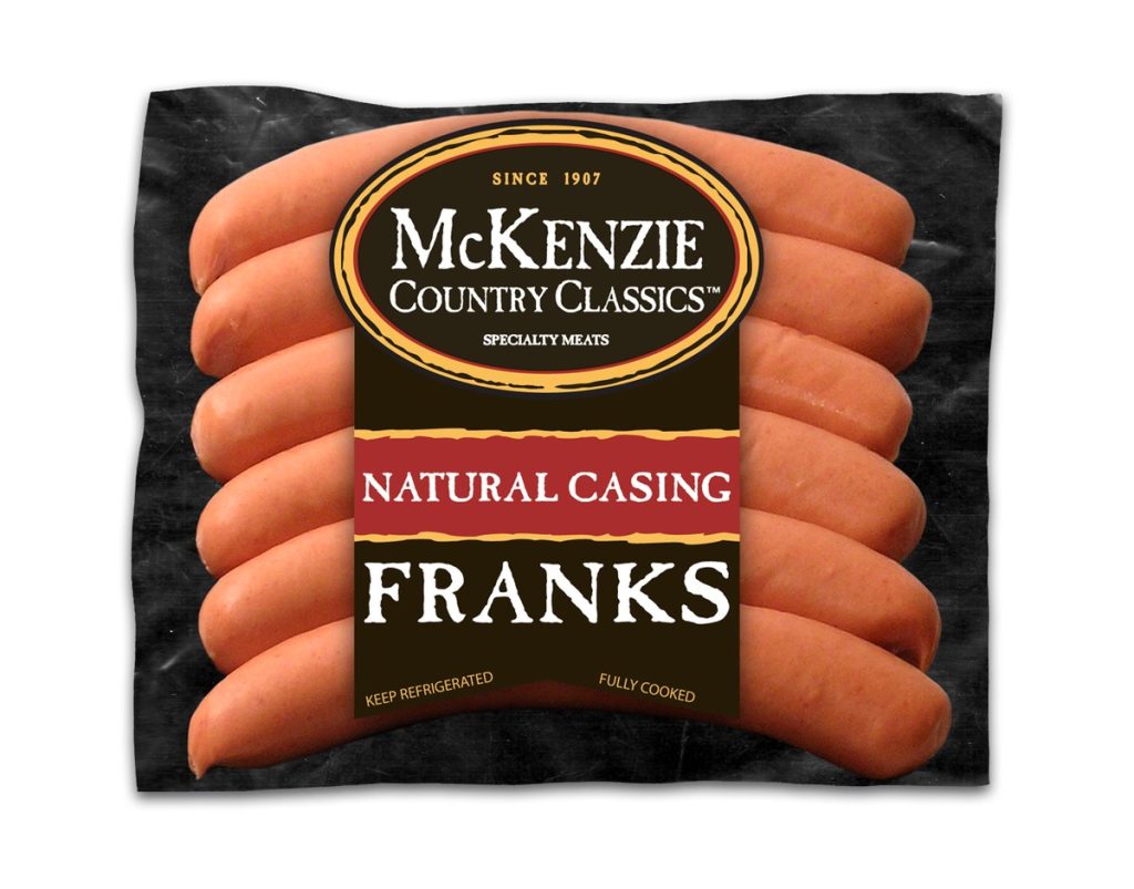 Mckenzie 12 OZ Natural Casing Franks