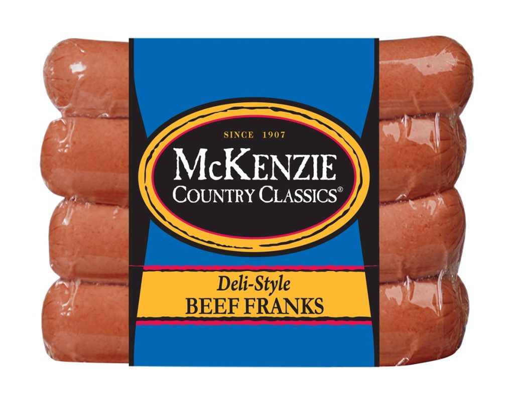 Mckenzie 14 OZ Deli Style Beef Franks