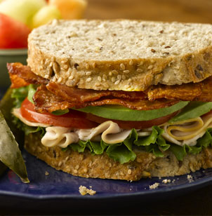 Turkey BLT with Chicken Bacon & Avocado