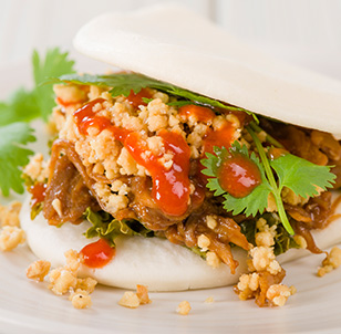 Asian Pulled Pork Sliders with Slaw