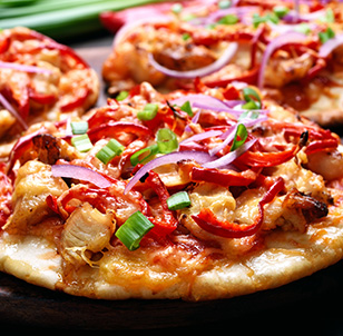 Smoked Chicken Chipotle Flatbread Pizza