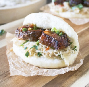Pork Belly Steamed Bun Sliders
