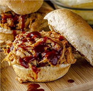 Shredded BBQ Beef Sandwich